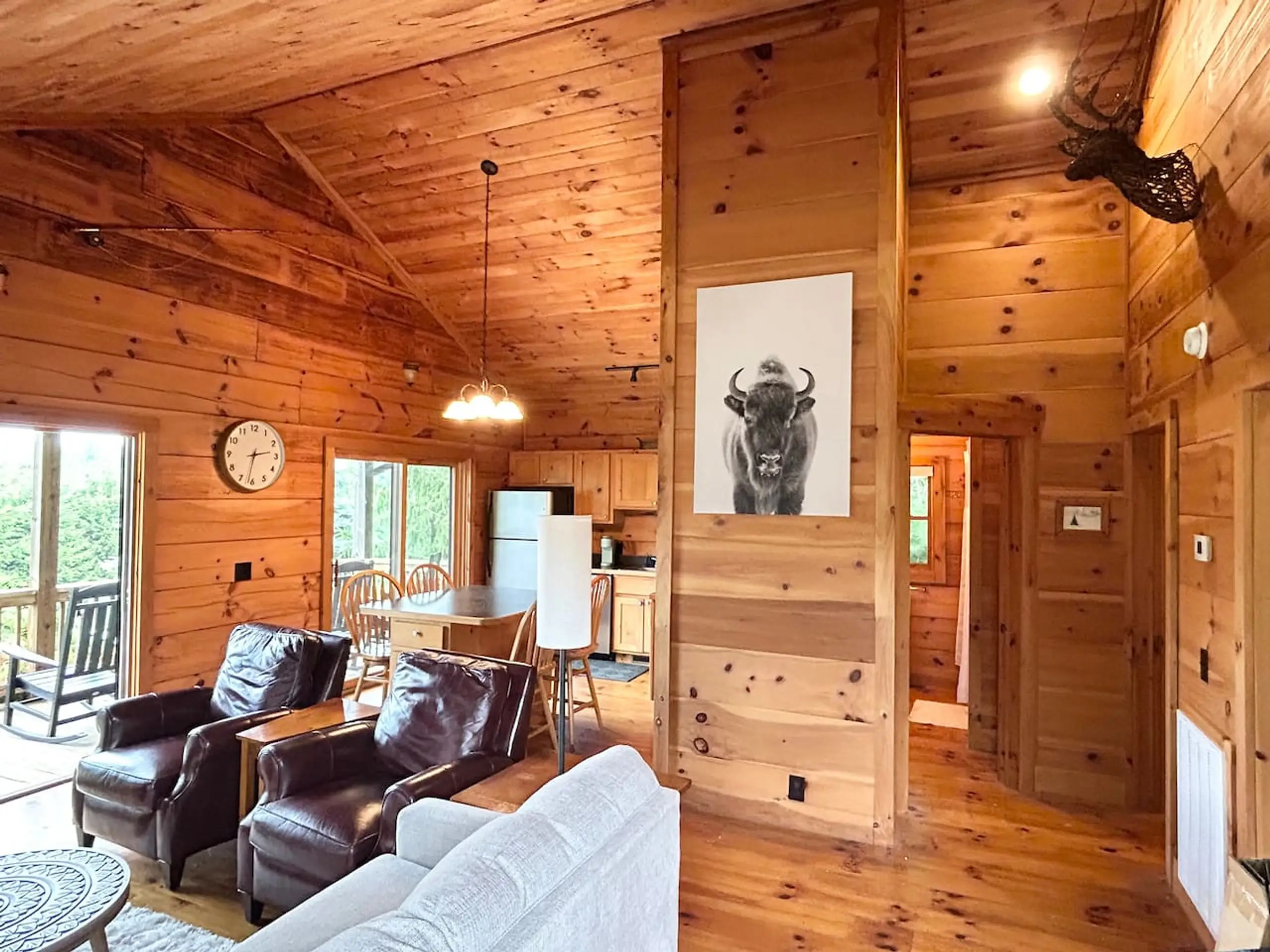 Bison Cabin Living Area